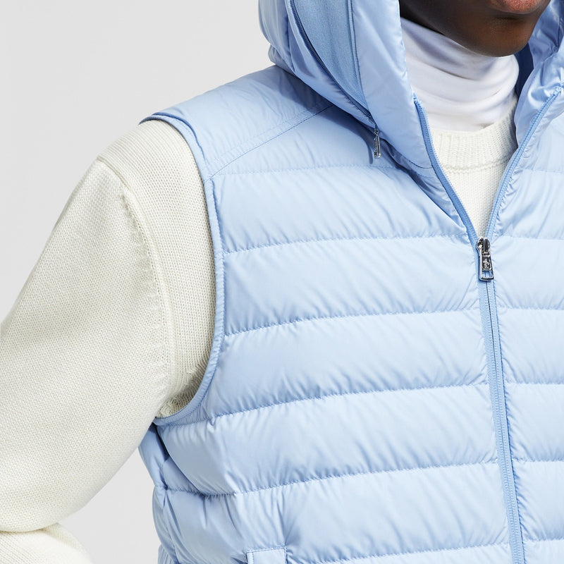 BOURGET HOODED DOWN GILET