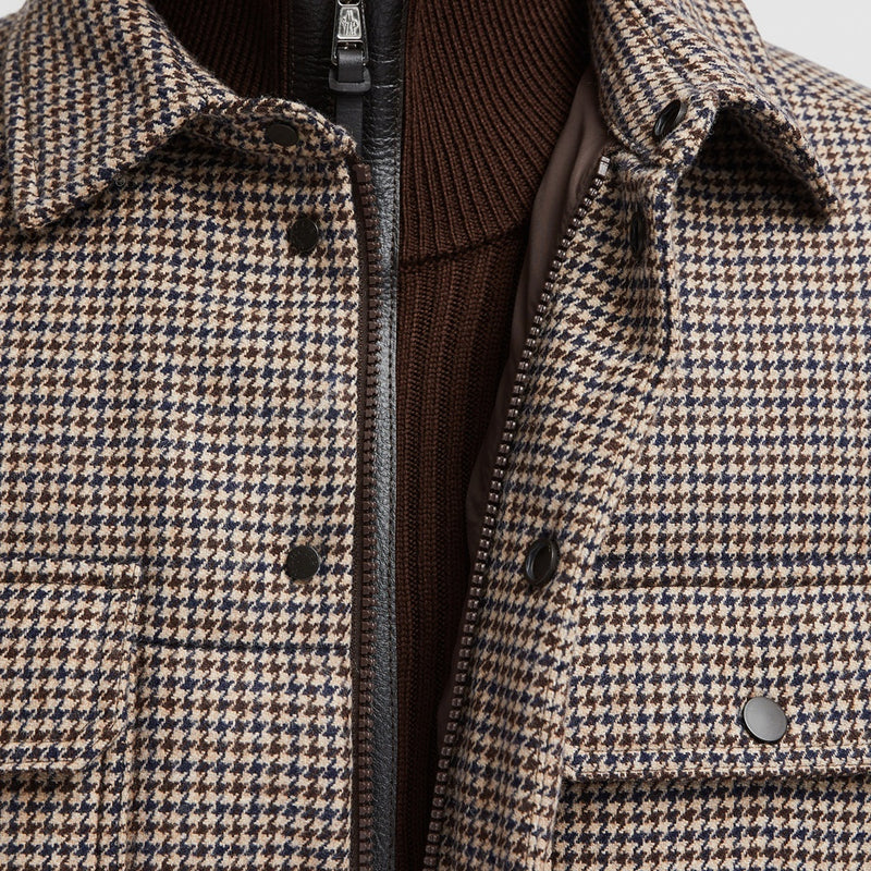 GASSERHOF WOOL DOWN SHIRT JACKET