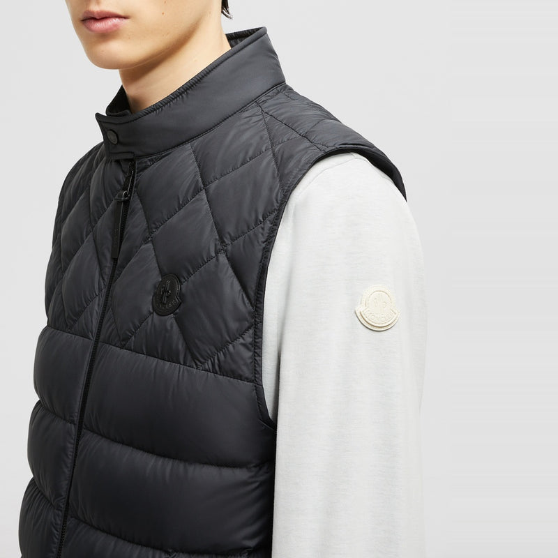 ARCALOD DIAMOND-QUILTED DOWN GILET