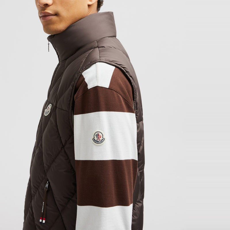 AROULA HOODED DIAMOND-QUILTED DOWN GILET