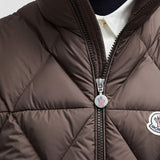 AROULA HOODED DIAMOND-QUILTED DOWN GILET