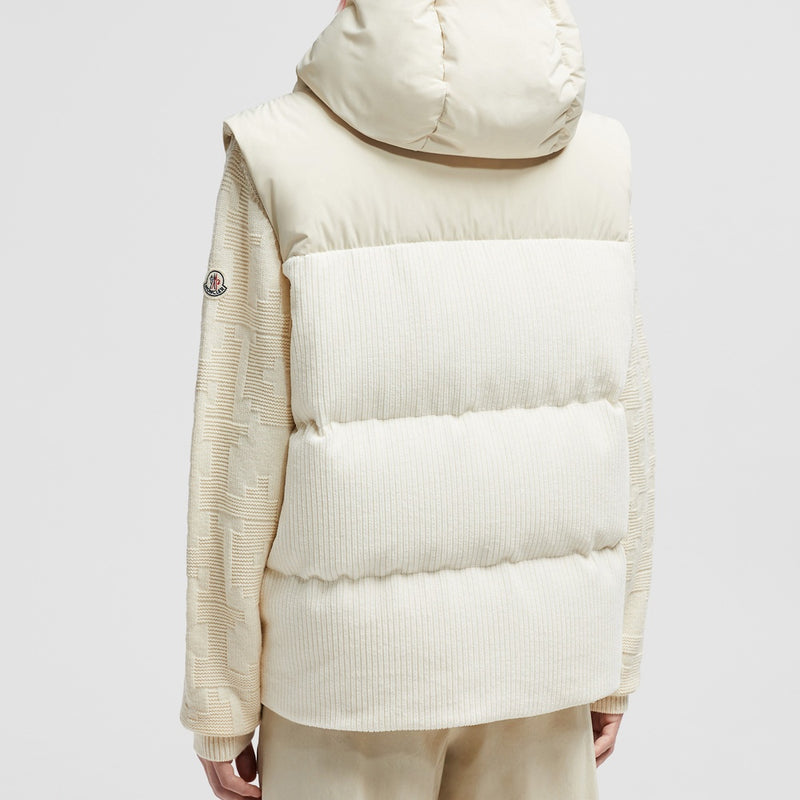 BENTU CORDUROY HOODED DOWN GILET
