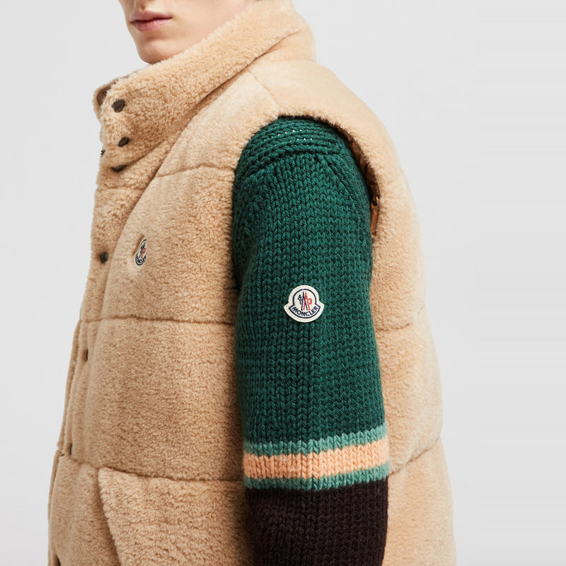 COLBRICON REVERSIBLE TEDDY DOWN GILET