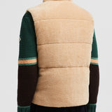 COLBRICON REVERSIBLE TEDDY DOWN GILET