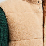 COLBRICON REVERSIBLE TEDDY DOWN GILET