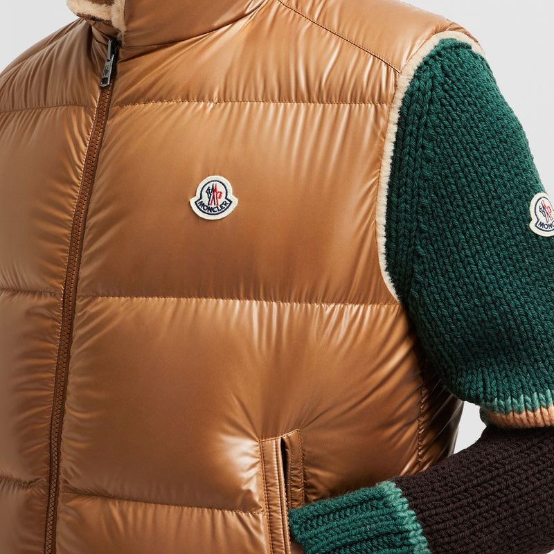 COLBRICON REVERSIBLE TEDDY DOWN GILET