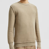 TEXTURED COTTON JUMPER