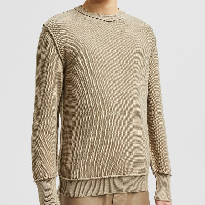 TEXTURED COTTON JUMPER