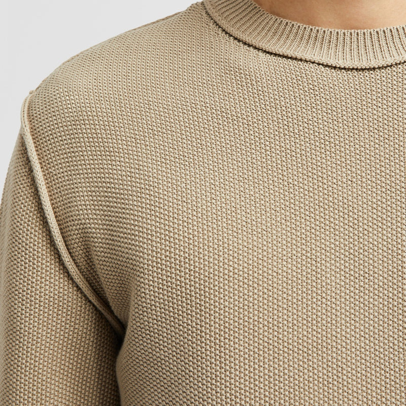 TEXTURED COTTON JUMPER