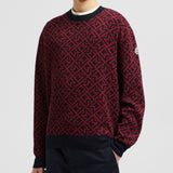 MONOGRAM COTTON JACQUARD JUMPER