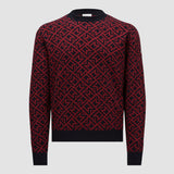 MONOGRAM COTTON JACQUARD JUMPER