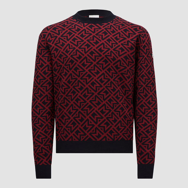 MONOGRAM COTTON JACQUARD JUMPER