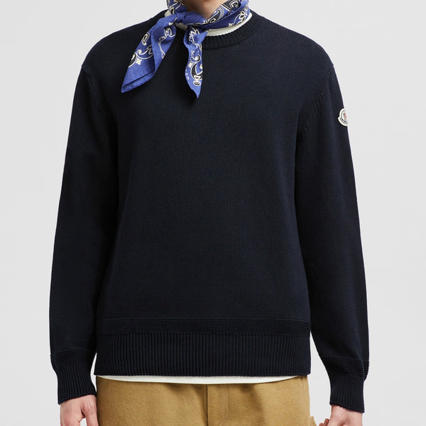 LOGO PATCH COTTON JUMPER