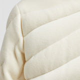 MOUNTAIN-QUILTED PADDED WOOL HOODIE