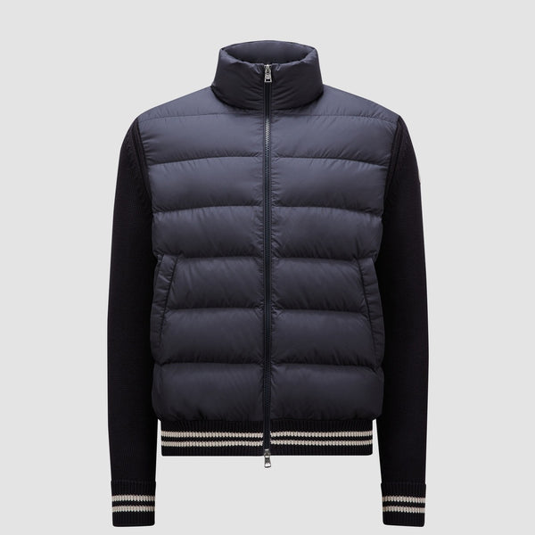 PADDED COTTON CARDIGAN