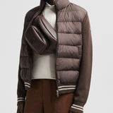 PADDED COTTON CARDIGAN