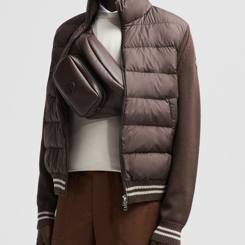 PADDED COTTON CARDIGAN
