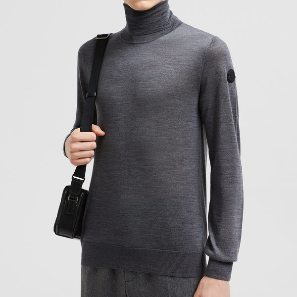 WOOL POLO NECK JUMPER