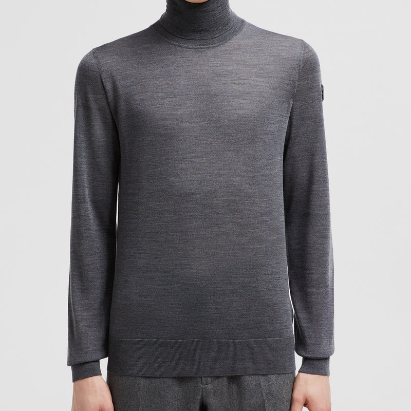 WOOL POLO NECK JUMPER