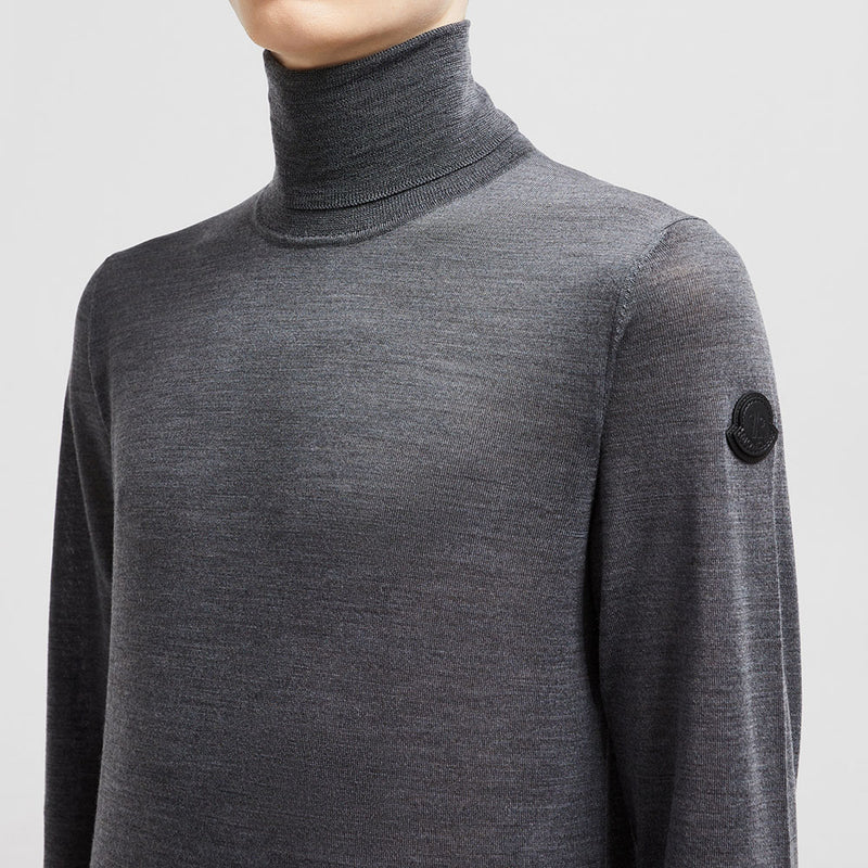 WOOL POLO NECK JUMPER