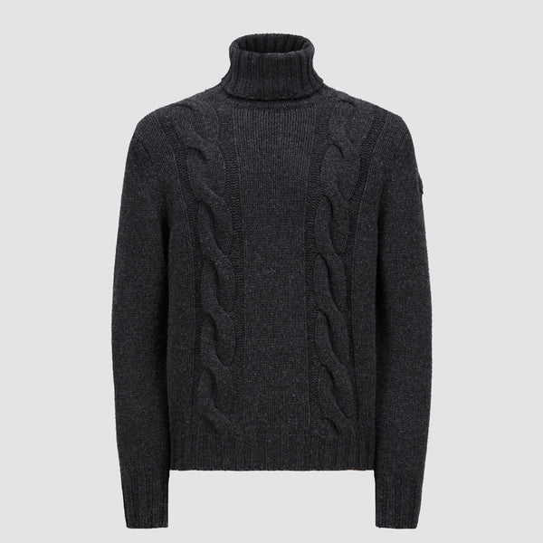 WOOL & CASHMERE POLO NECK JUMPER