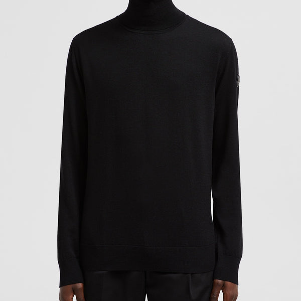 WOOL POLO NECK JUMPER
