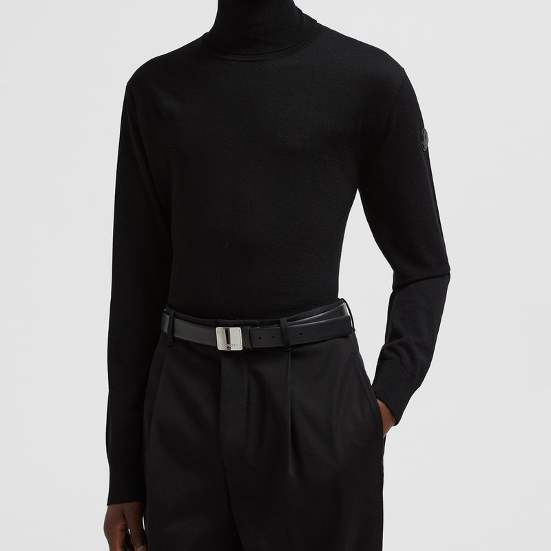 WOOL POLO NECK JUMPER