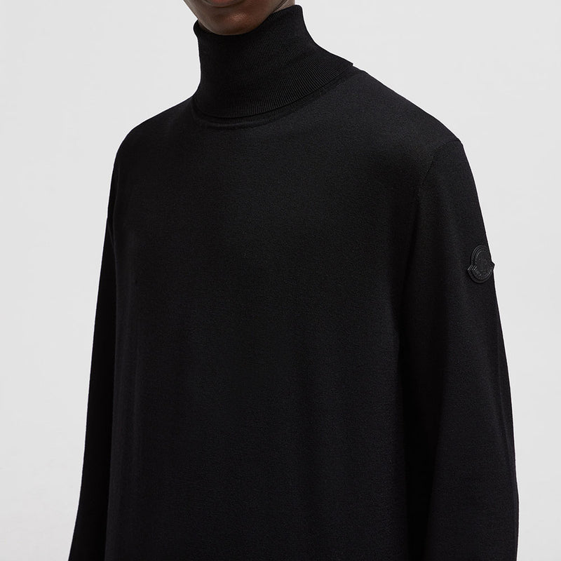 WOOL POLO NECK JUMPER