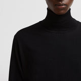 WOOL POLO NECK JUMPER