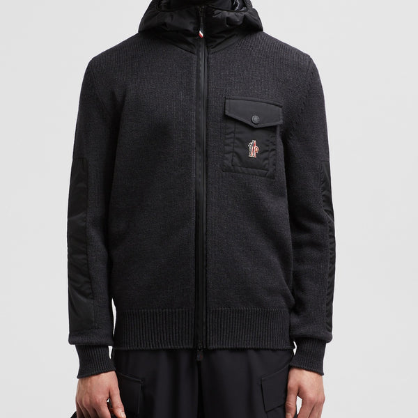 WOOL ZIP-UP HOODIE