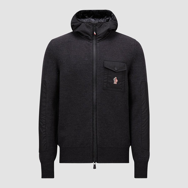 WOOL ZIP-UP HOODIE
