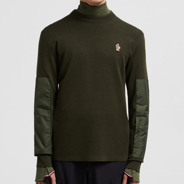 WOOL POLO NECK JUMPER