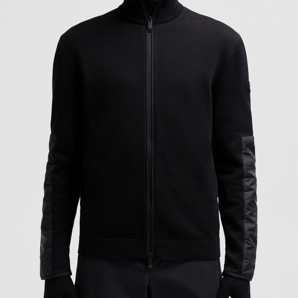 COTTON ZIP-UP CARDIGAN
