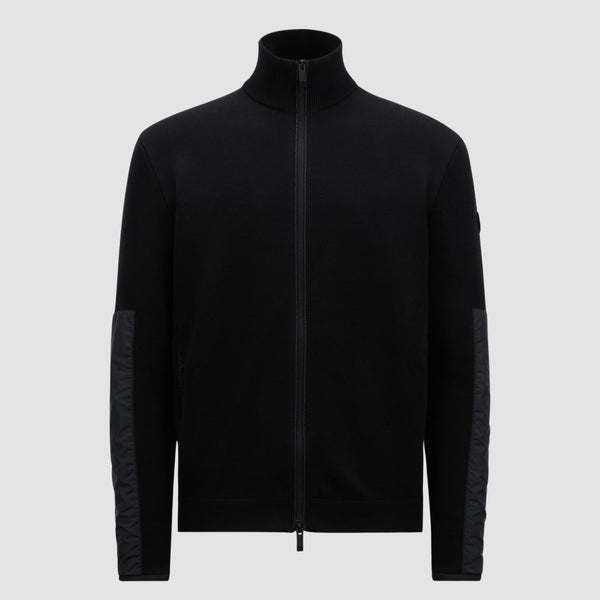 COTTON ZIP-UP CARDIGAN