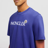 FLOCKED LOGO COTTON T-SHIRT