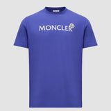 FLOCKED LOGO COTTON T-SHIRT