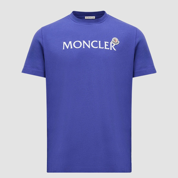 FLOCKED LOGO COTTON T-SHIRT