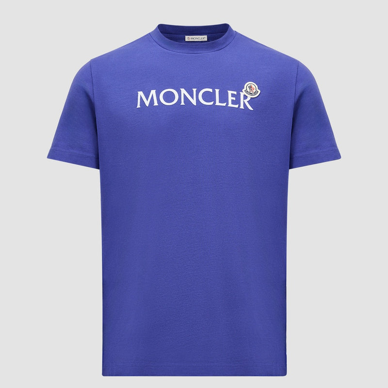 FLOCKED LOGO COTTON T-SHIRT