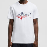SHARK LOGO COTTON T-SHIRT