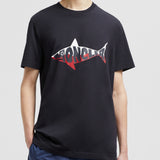 SHARK LOGO COTTON T-SHIRT
