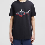 SHARK LOGO COTTON T-SHIRT
