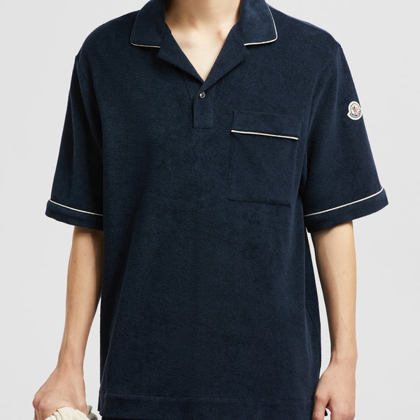 COTTON TERRY CLOTH POLO SHIRT