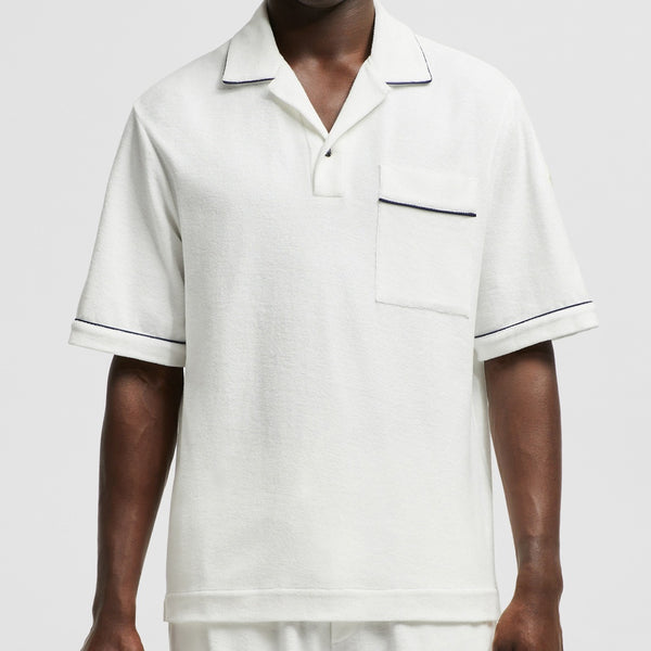 COTTON TERRY CLOTH POLO SHIRT