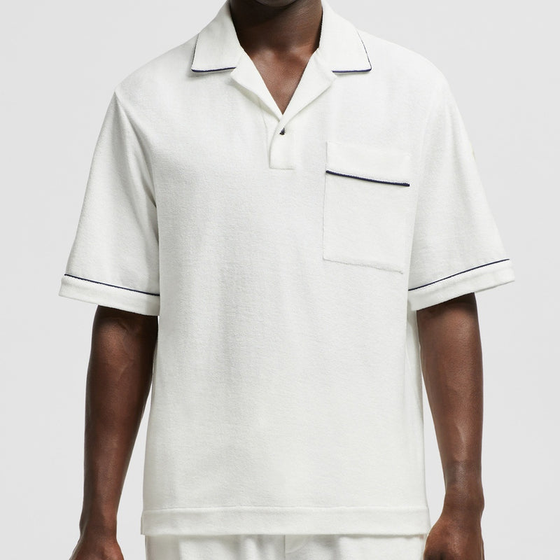COTTON TERRY CLOTH POLO SHIRT