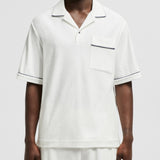 COTTON TERRY CLOTH POLO SHIRT