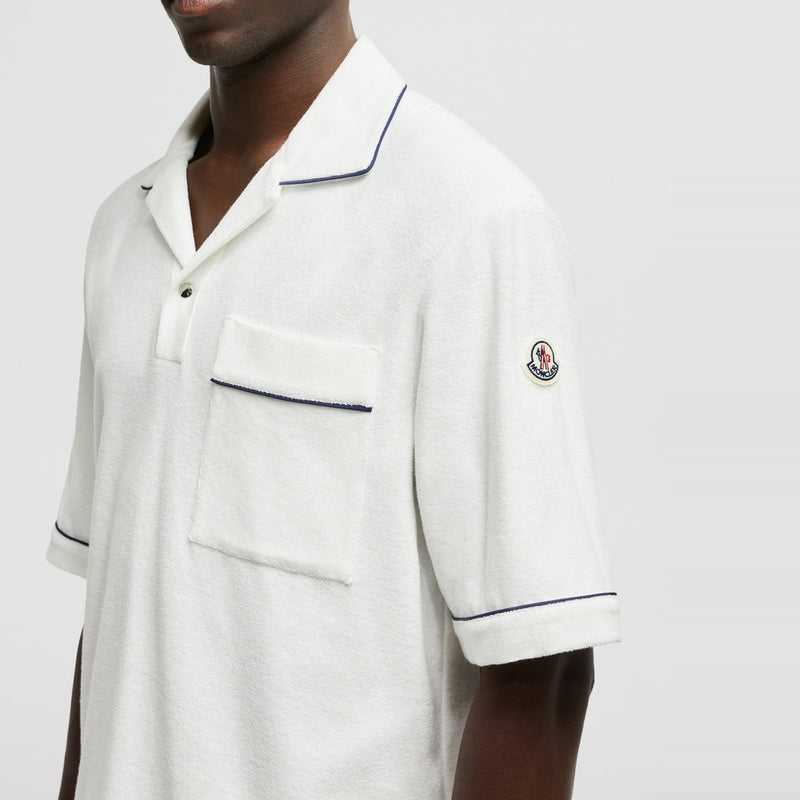 COTTON TERRY CLOTH POLO SHIRT