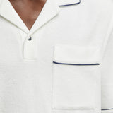 COTTON TERRY CLOTH POLO SHIRT