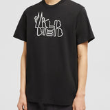 CURVED LOGO COTTON T-SHIRT