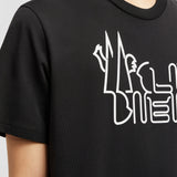 CURVED LOGO COTTON T-SHIRT