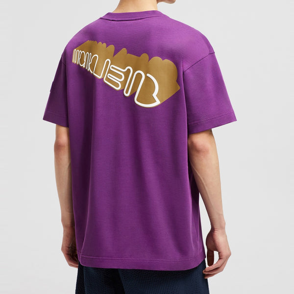 CURVED LOGO COTTON T-SHIRT